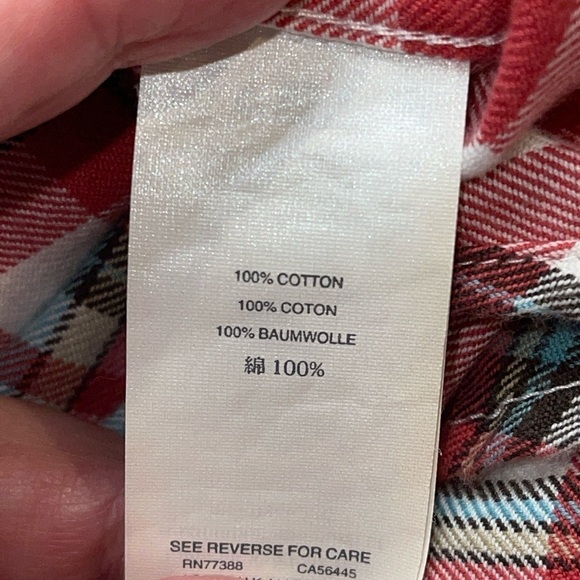 J. Crew Sportsmen's Outfitter Shirt Size L Red/Green/White Plaid Button Up - Picture 7 of 7
